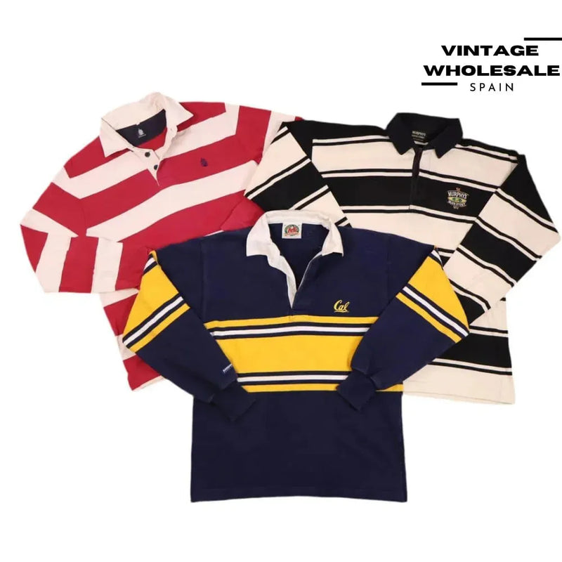 MIX VINTAGE LONG SLEEVE POLOS