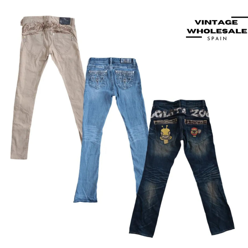 MIX Y2K WOMEN HIP HOP JEANS
