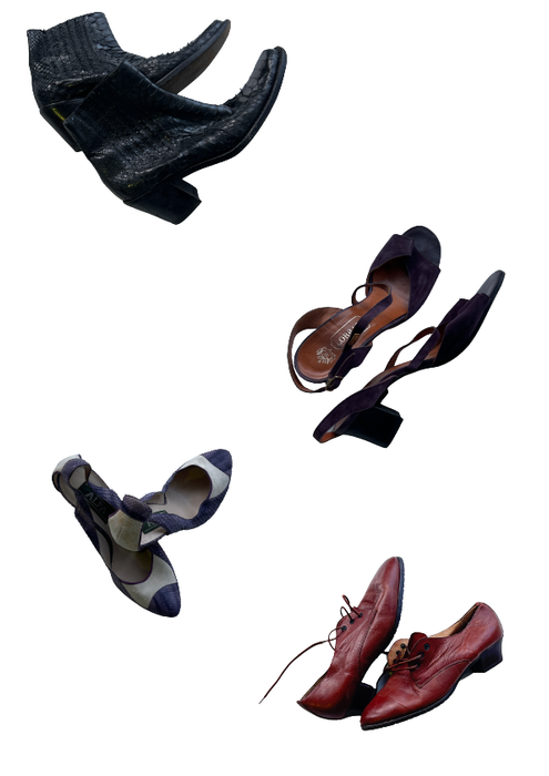 MIX VINTAGE DRESSING SHOES FOR WOMAN